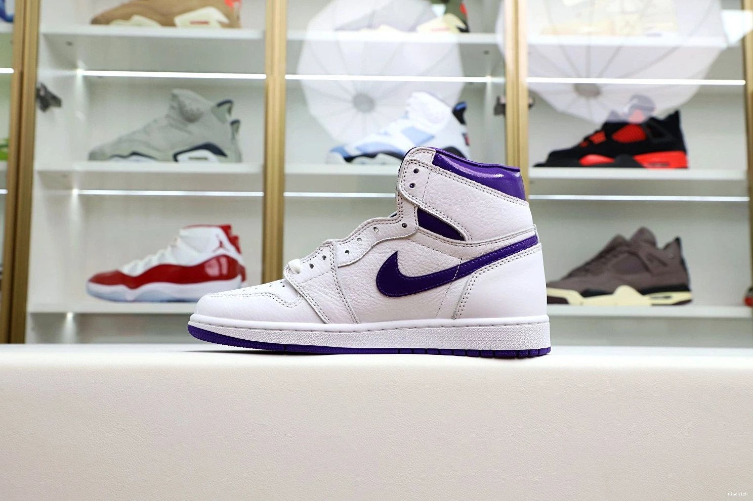 Jordan Purple 1 High OG Air Court 0919